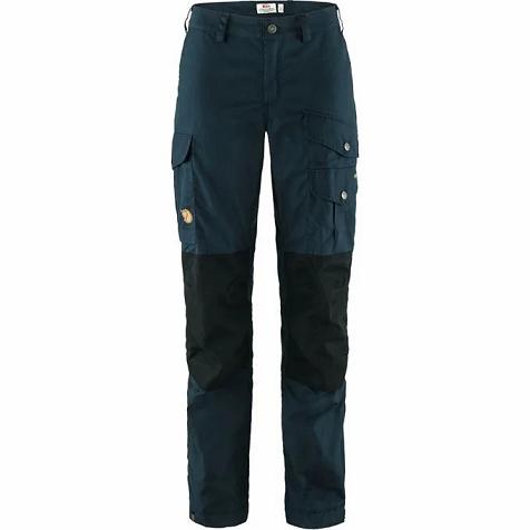 Fjallraven Women Vidda Pro Hiking Pants Navy Black PH341743 Philippines